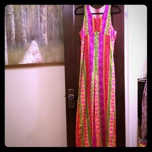 Bright psychedelic jumpsuit